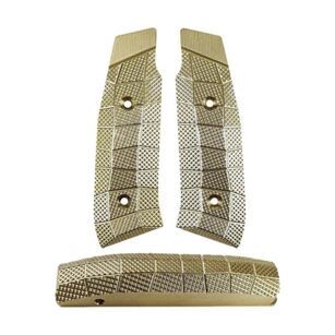 Laugo Arms Alien GridLOK Brass Grips and Backstrap Combo