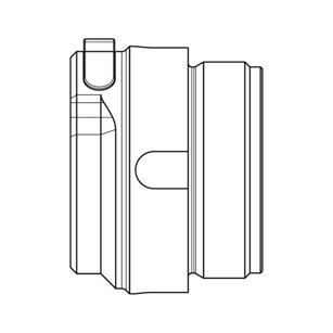 HUB Adapter für PRINT-X Schalldämpfer M.A.R.S QD