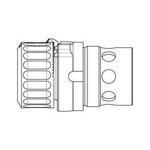 HUB Adapter für PRINT-X Schalldämpfer QD Surefire