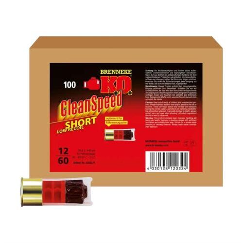 K.O. Clean Speed Short Low Recoil