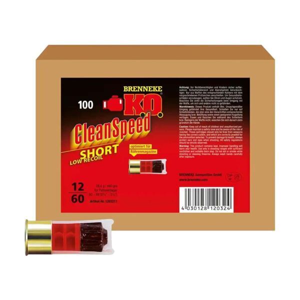 K.O. Clean Speed Short Low Recoil