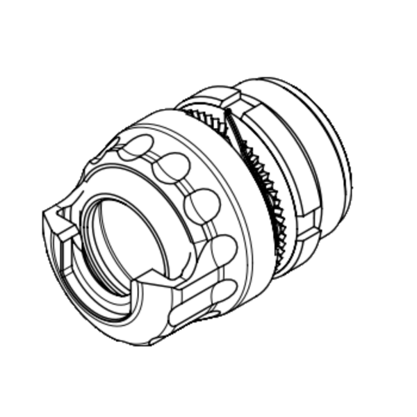 HUB Adapter für PRINT-X Schalldämpfer