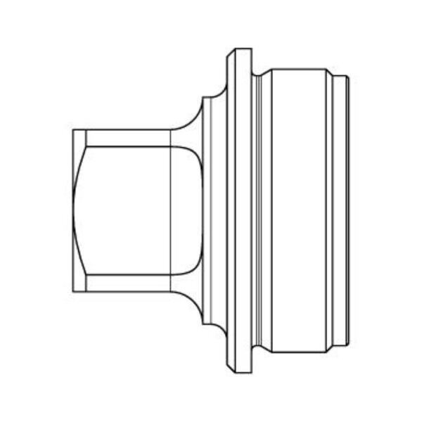 HUB Adapter für PRINT-X Schalldämpfer Direct Mount M15x1