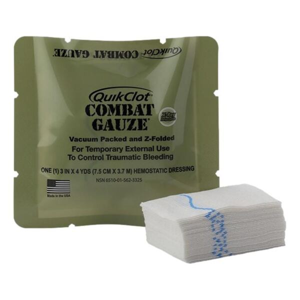 QuikClot Combat Gauze Z-Fold - CE
